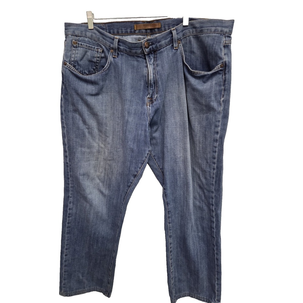 Agave Denim Jeans Mens 42x32 Relaxed Straight Leg Waterman USA Made‎